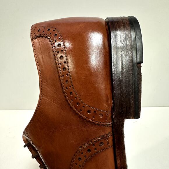 VERY GOOD Grant Stone x J. Crew Ludlow Oxford Semi-Brogues Brown US 10.5 main image 14